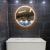 LED Mirror 700/800 Round white acrylic frame
