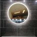 LED Mirror 700/800 Round white acrylic frame