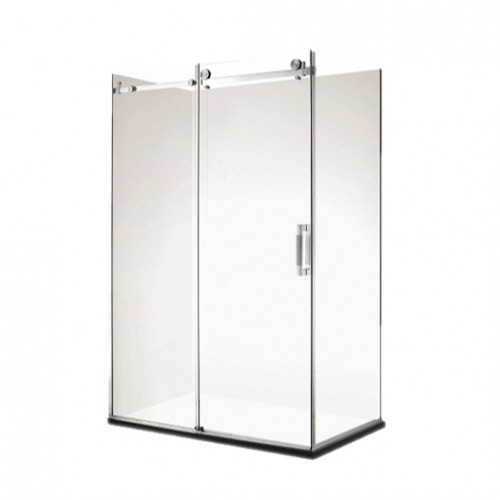 Lotus 1200*900, Silver, Sliding Door, 10mm, Glass Only