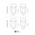 U2 Smart Toilet – Auto Lid, Bidet Wash, Heated Seat & Dual Knob Control